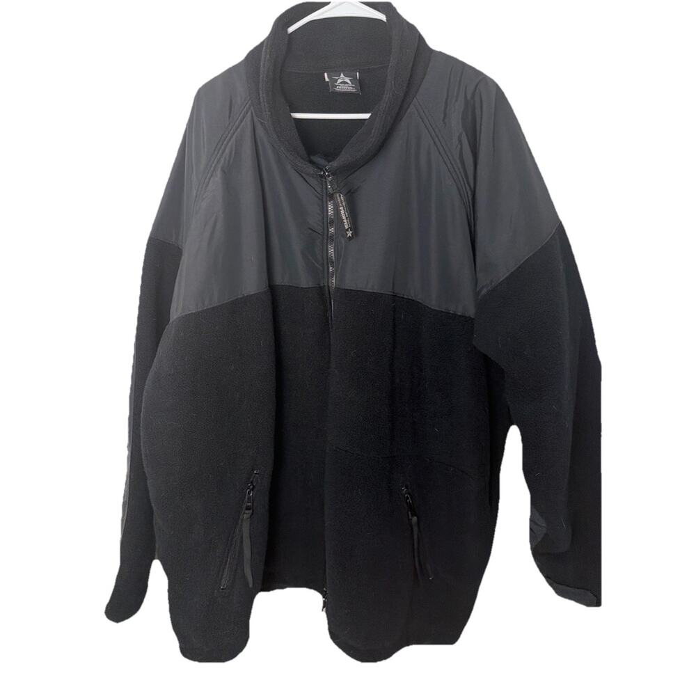 Propper AdventureTech Fleece Jacket Men’s Black size 2XL Full Zip tactical
